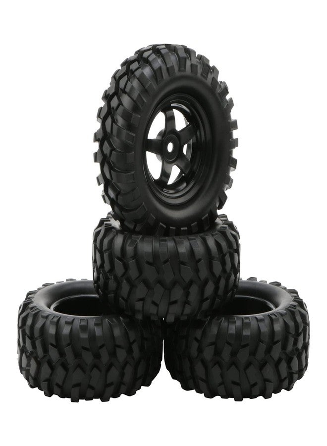 Rowiz 4X 1:10 RC Off-Road Car Wheel Tires 5 Spokes Wheel Rim 12 mm Hex RC Parts - Image 1